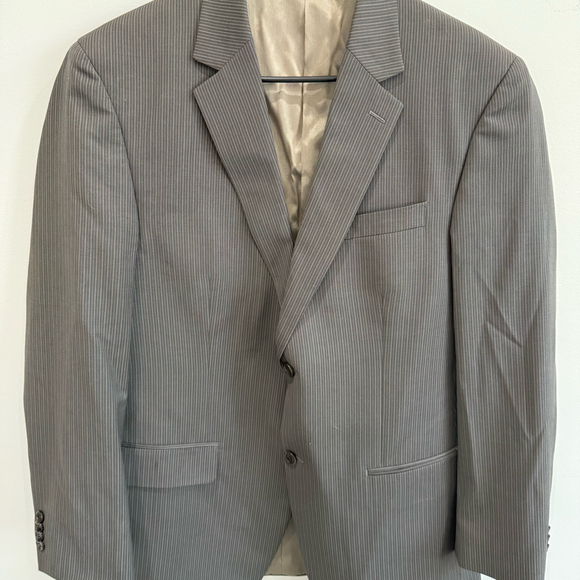 Michael Kors Blazer taupe Pin Stripe 40R - Picture 1 of 5